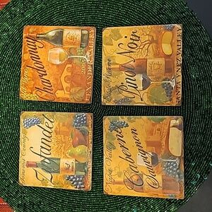 Destination Collection Set of 4  Coasters